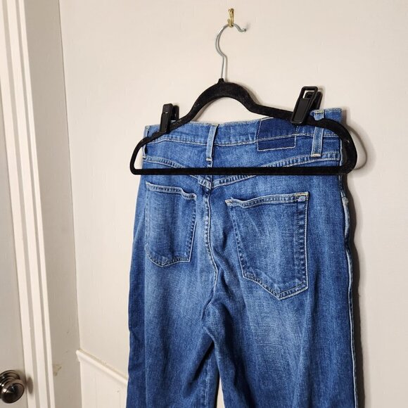 AMO Denime Florence Pleated Wide Leg Wistful Wash - Picture 5 of 6